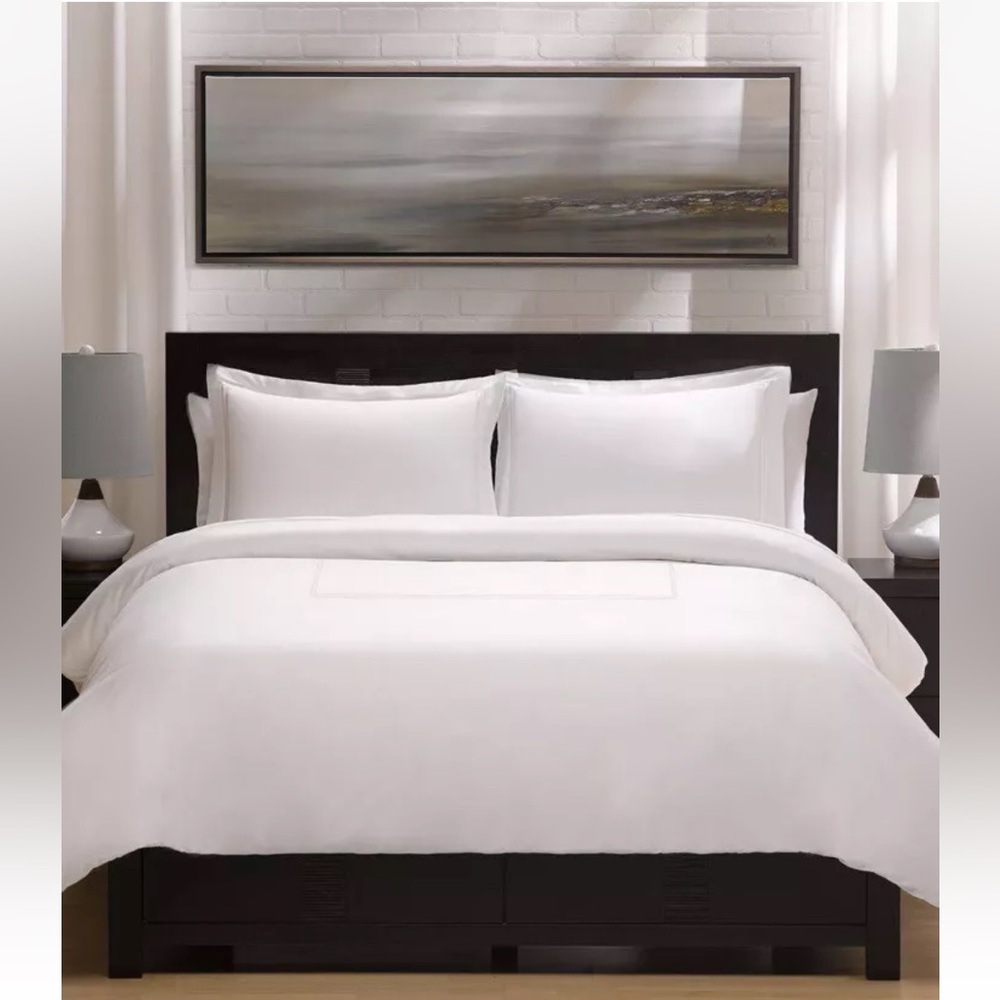 Ella Jayne Embroidered Cotton Percale 3-Pc Full/Queen Duvet Set